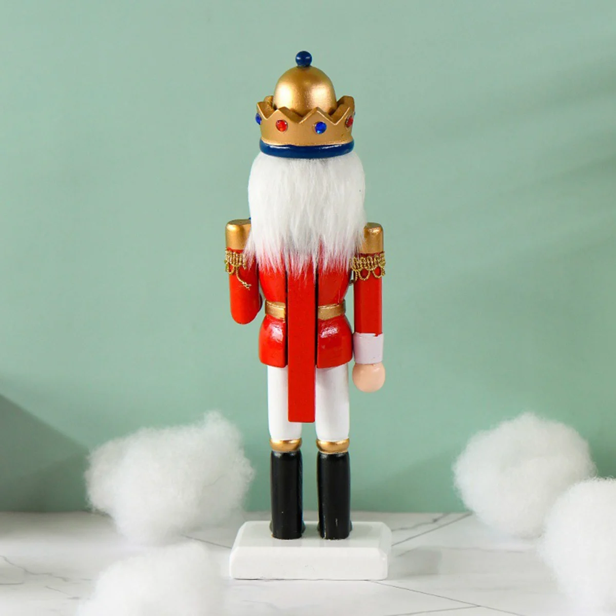 Creative Wooden Nutcracker Adorn Creative Wood King Ornament Lovely Home Decor Toy