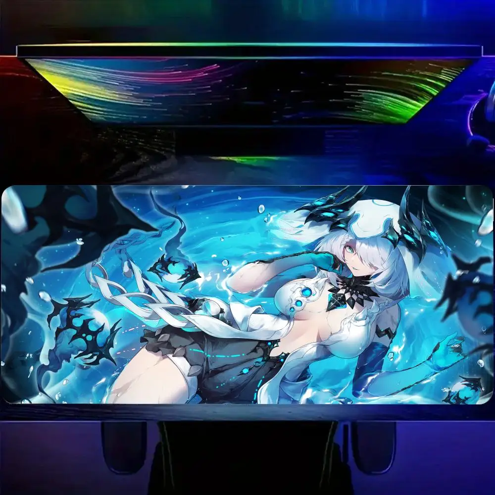 

Mouse Pad Anti-fray Home Custom Ergonomic Office Night Game Duet Shooting Rubber Large Desk Abyss Mat Keyboard PC Non-slip