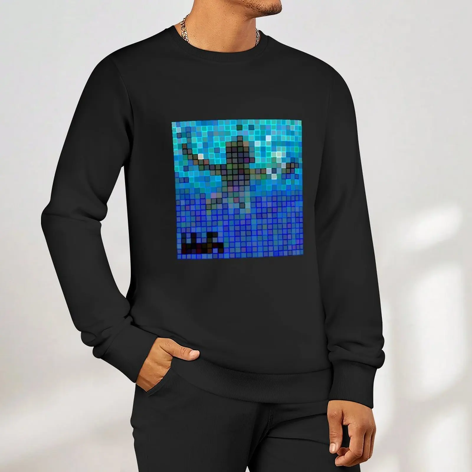 ألبومات Pixelated الشهيرة - 16 من 100 بلوفر رياضي للرجال طقم قمصان رياضية ملابس أنيمي موضة الرجال الرجال البلوز
