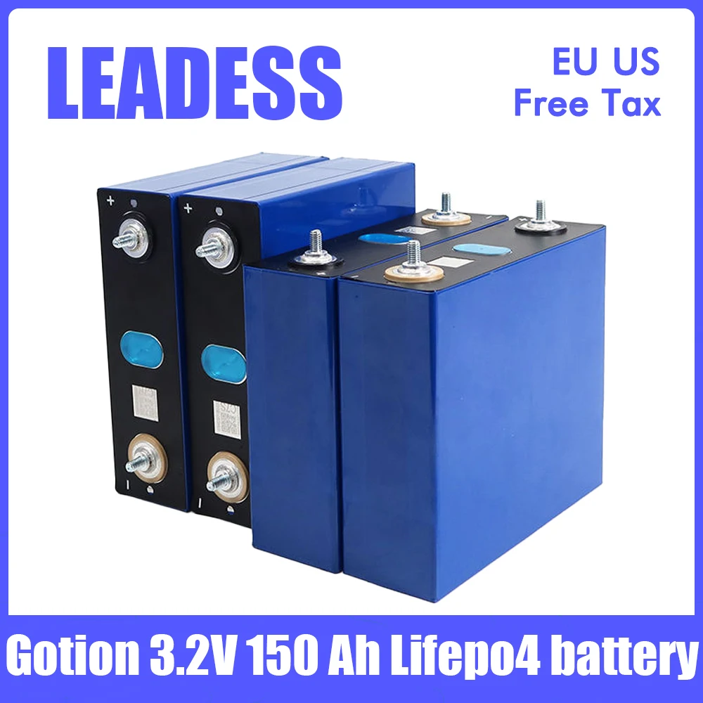 Grade A 3.2V 150ah LiFePo4 LFP Deep Cycles lifepo4 cells Gotion prismatic lithium iron phosphate battery For Solar System