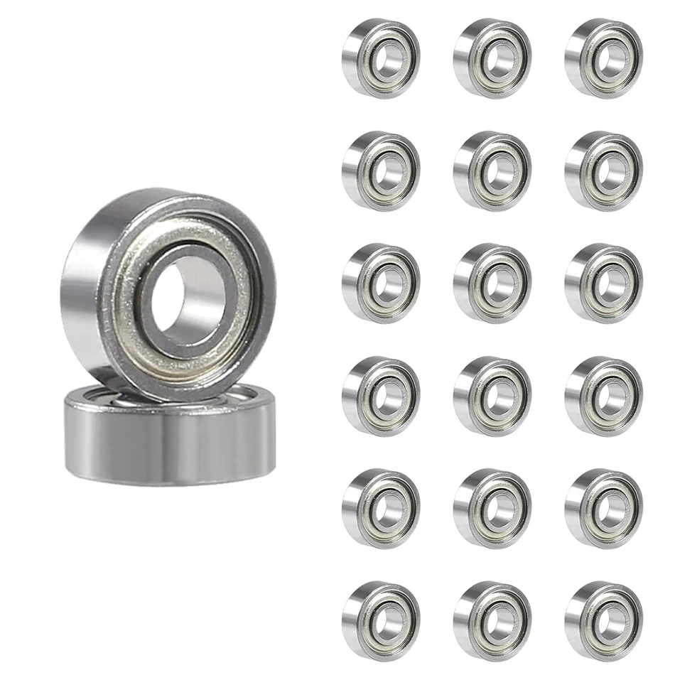 

20 Pcs 694ZZ Ball Bearing Double Shielded 694-2Z 1080094 4mm x 11mm x 4mm Dual Sided Deep Groove High Carbon Steel Bearings