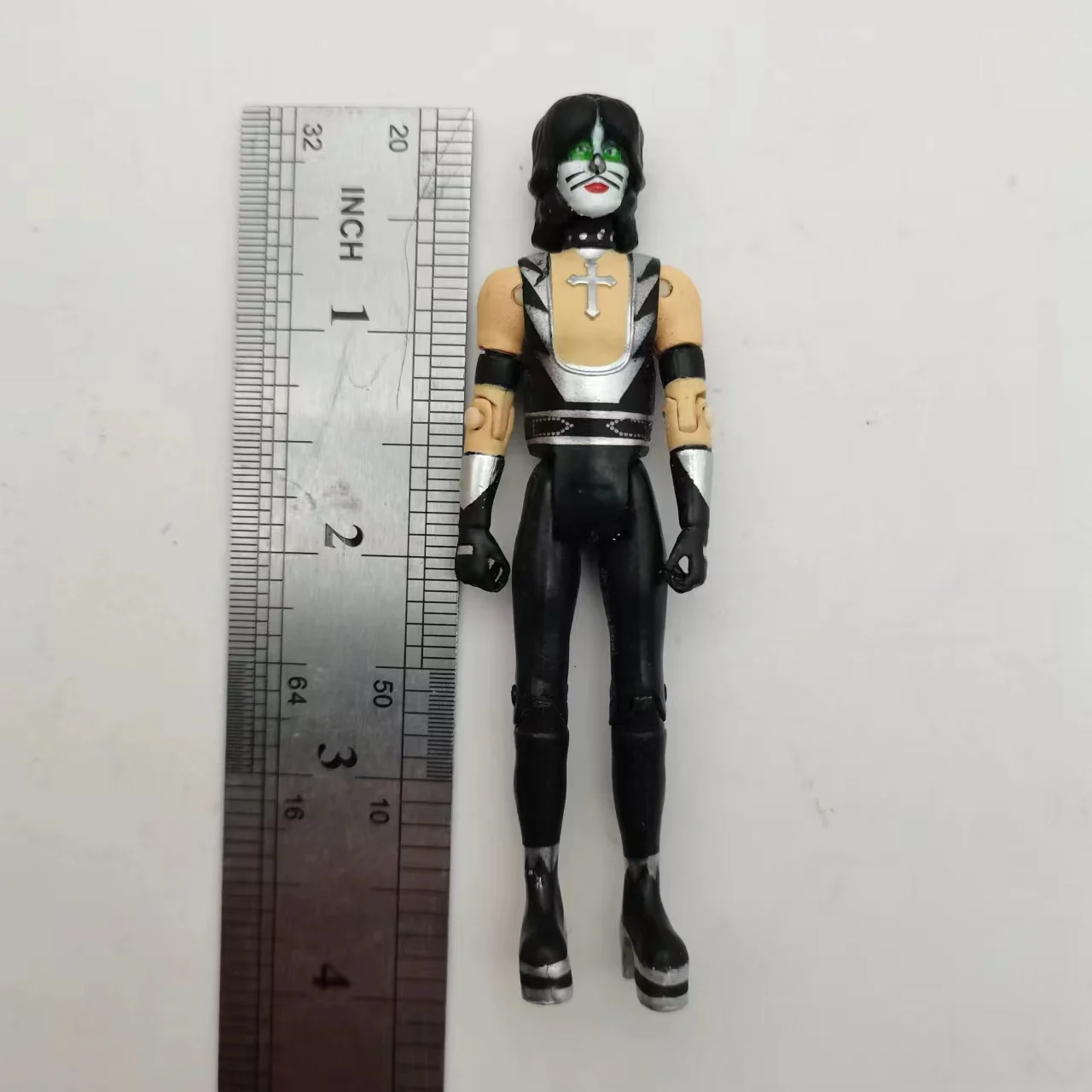 Action Figures Peter Criss The Catman Gene The Demon Rock Figurine 3.75 Inch Doll Gift Collectibles Music Star Biff Real No Box