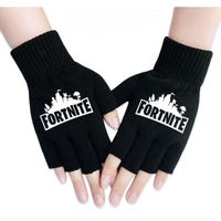 Fortnite Shooting Game Peripheral Glove Boys and Girls Student Half Finger Gloves Cold Proof Warm Keeping Touchscreen Gloves
