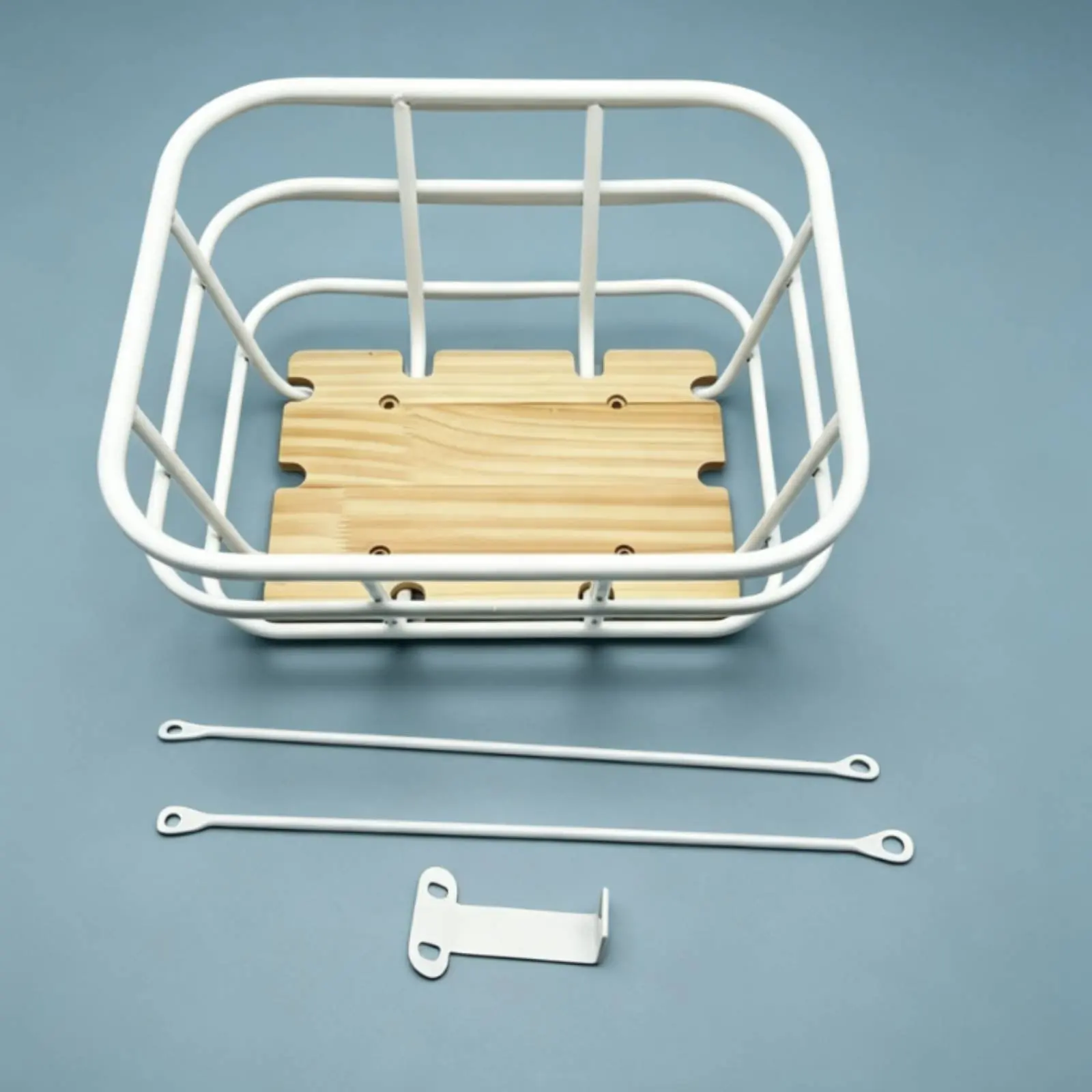 Bike Basket Support Bracket Wire Bike Basket Easy Installation Large Load Capacity