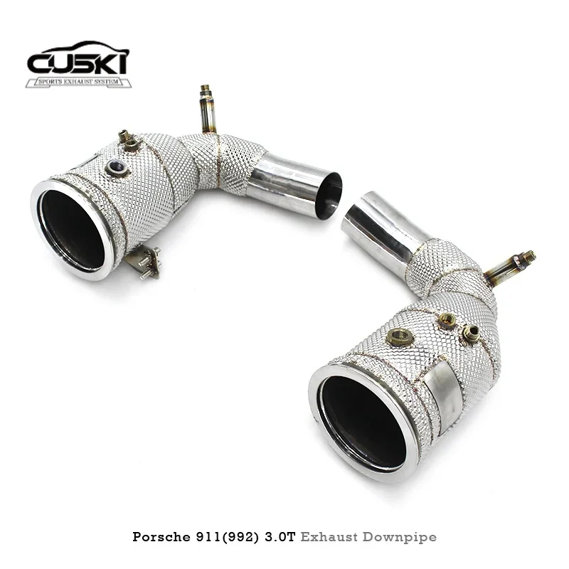 High-performance Head Section For Porsche 911(992) 3.0T quality Stainless Steel car exhaust system Increase Sound Power