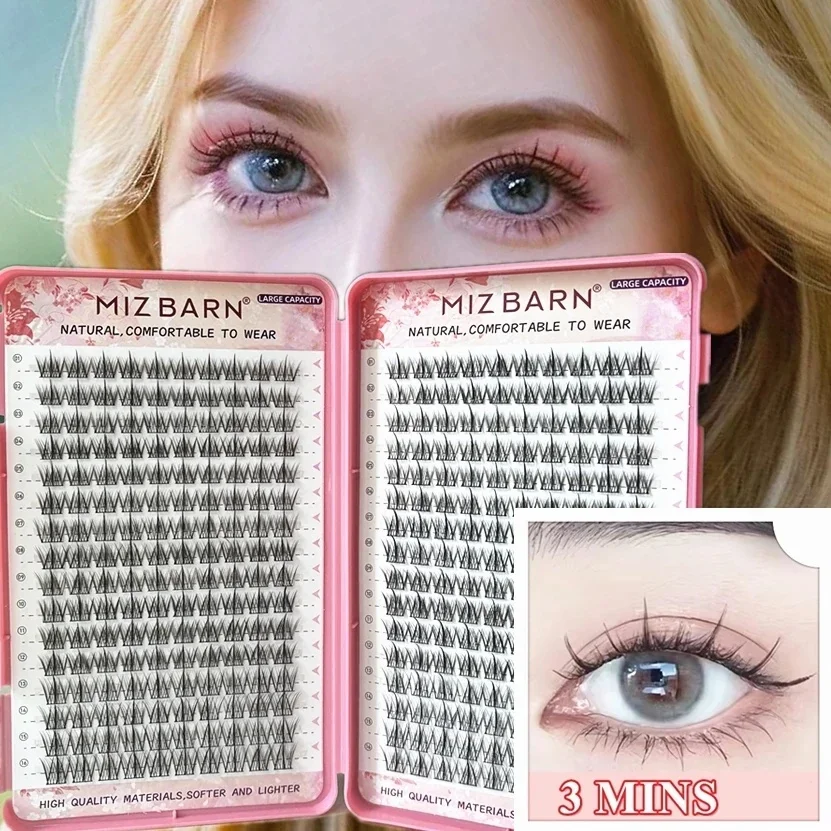 MJ 32 Rows Eyeslashes Extension Personal EyeLash Professional Makeup Individual Cluster Grafting Wholesale False Eyelashes