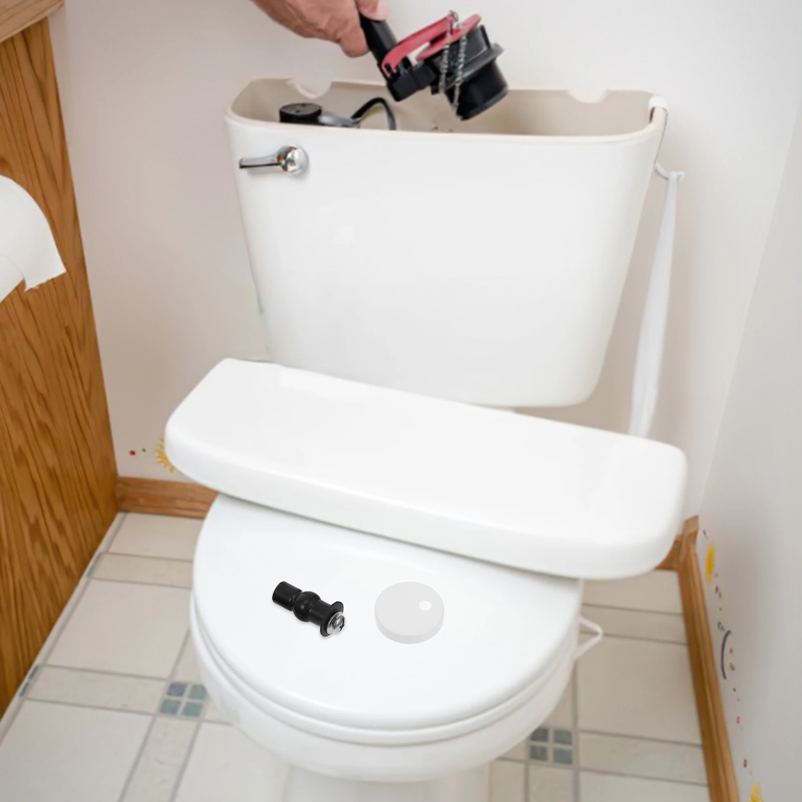 

2Pcs Toilet Seat Bolts Universal Fit Easy Installation Long Lasting Durability Secure Fastening Complete Kit Toilet Seat Bolts