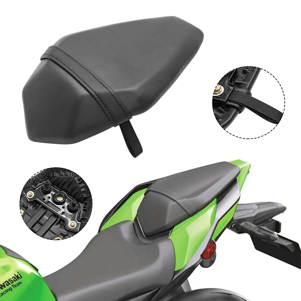 

For Kawasaki Ninja ZX-10R /KRT /ABS 2016-2026 Rear Seat Motorcycle Passenger Pillion Seat Saddle Cushion -Ref.OE 53066-0506-12Y