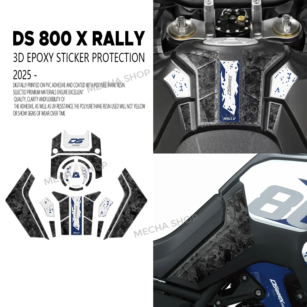 Motorcycle Accessories 3D Epoxy Resin Sticker Protection Decal Stickers for Voge Valico 800DSX DS800X Rally 2025 2026