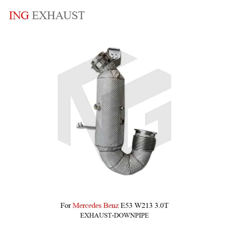 

ING Cat Downpipe Performance opf Header for Mercedes BENZ AMG E53 W213 3.0t New Engine Power Style Race Tube Exhaust Accessories