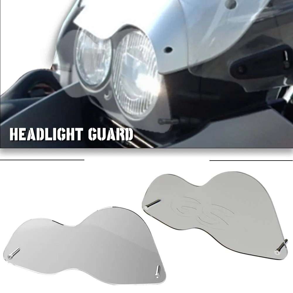 

For BMW R1150GS ADVENTURE R1150 GS Acrylic Motorcycle Accessories Front Headlight Guard Cover Protector 1999-2001 2002 2003 2004