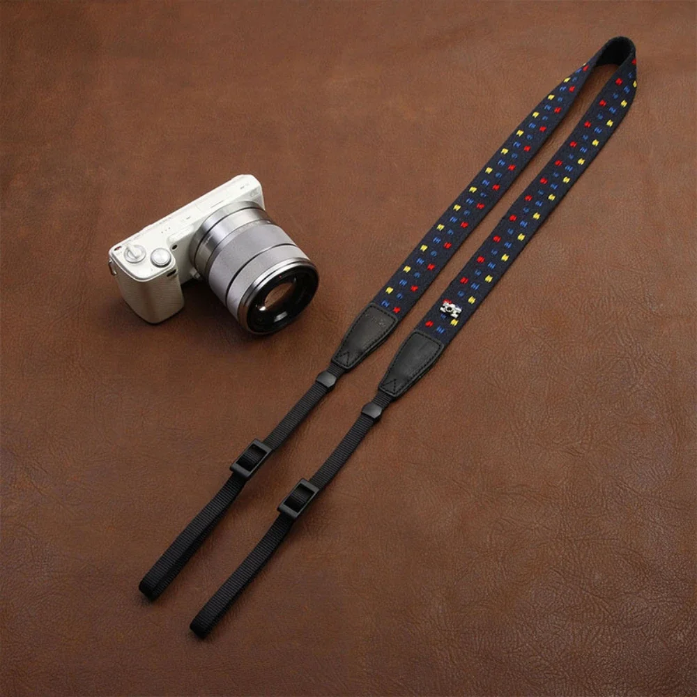 Cotton Adjustable Camera Strap Fashion SLR Digital Camera Strap Universal Micro Single Photography Shoulder Strap