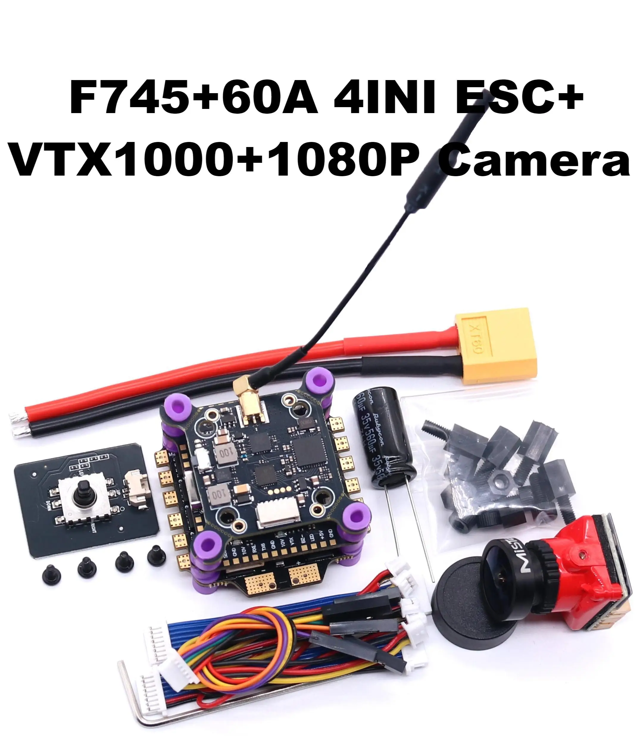 F722 F7/F745 V2 H743 Uçuş Kontrol 45A/60A 4INI ESC VTX1000 Video 1080P Kamera INAV Betaflight Uçuş Kontrol Cihazı RC Drone FPV