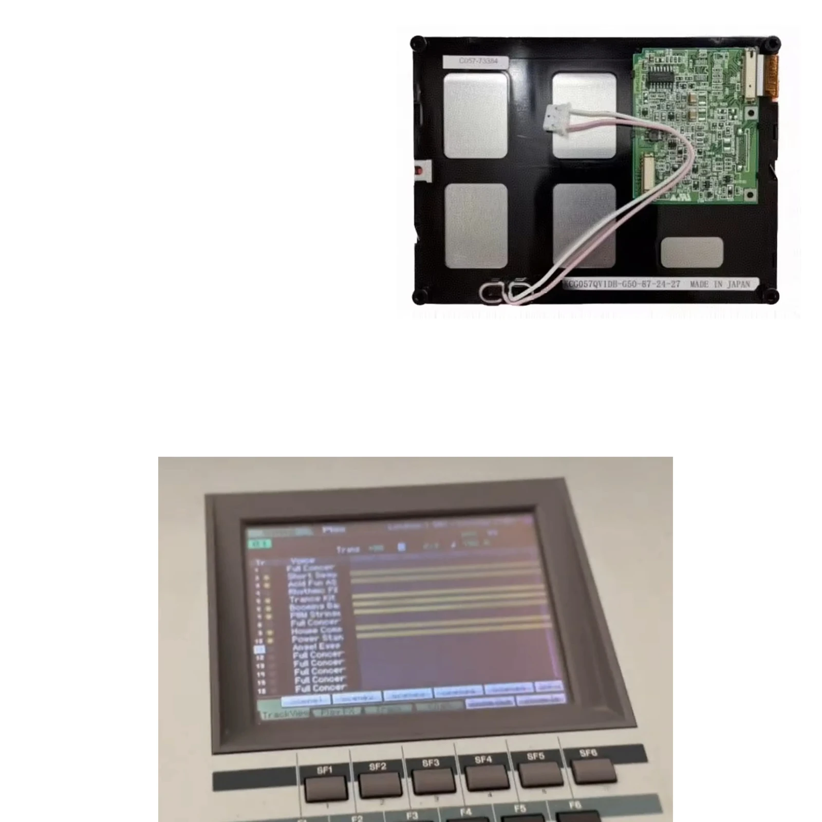 New 5.7 inch LCD Display For Yamaha LS9 Motif XS8 series synthesizer digital mixing consoles Matrix Screen Repair/Replacement