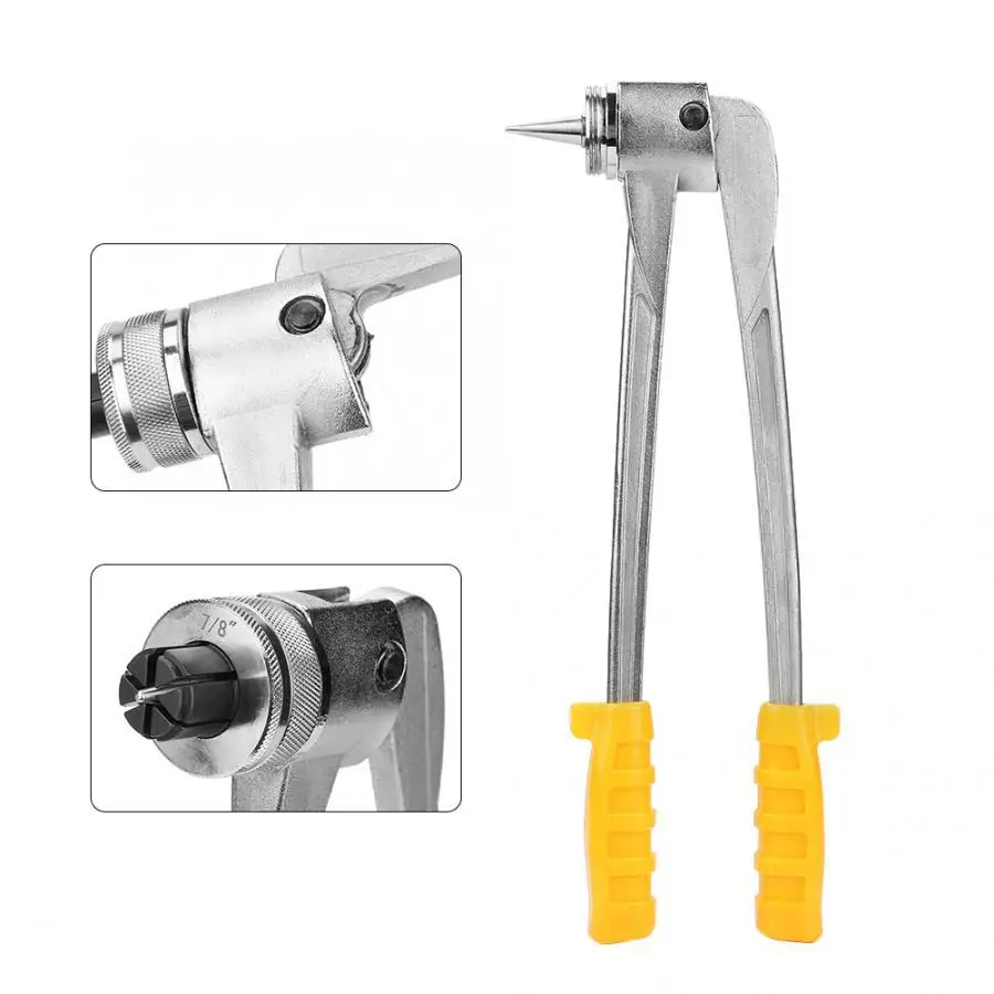 Hydraulic Manual Tube Expander 7 Lever Expander Tools Kit HVAC For Copper Tube Flaring Tools 3/8\