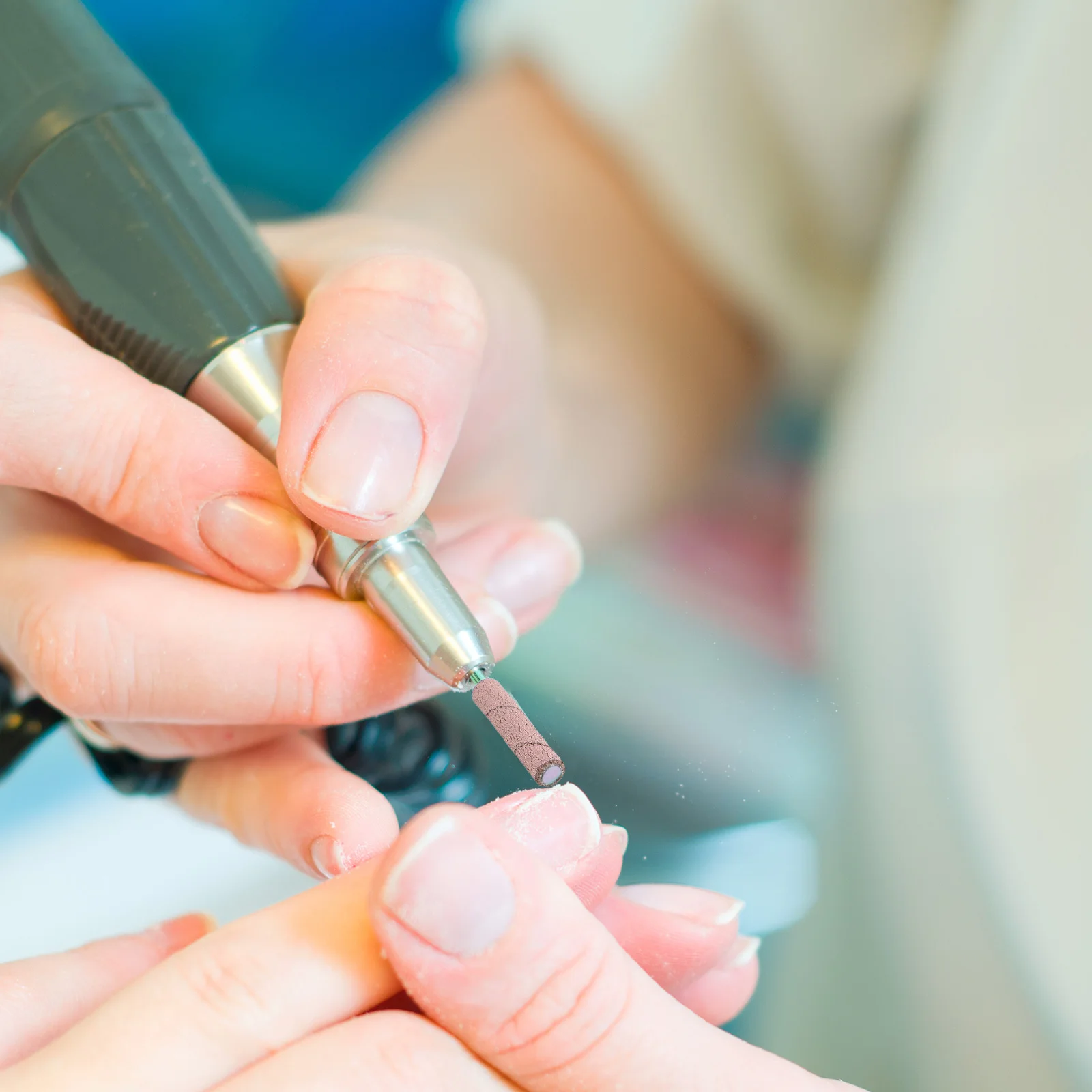 Mini bandes de ponçage pour forets électriques, tête de polissage des ongles à grain fin, accessoires de manucure durables en acier inoxydable