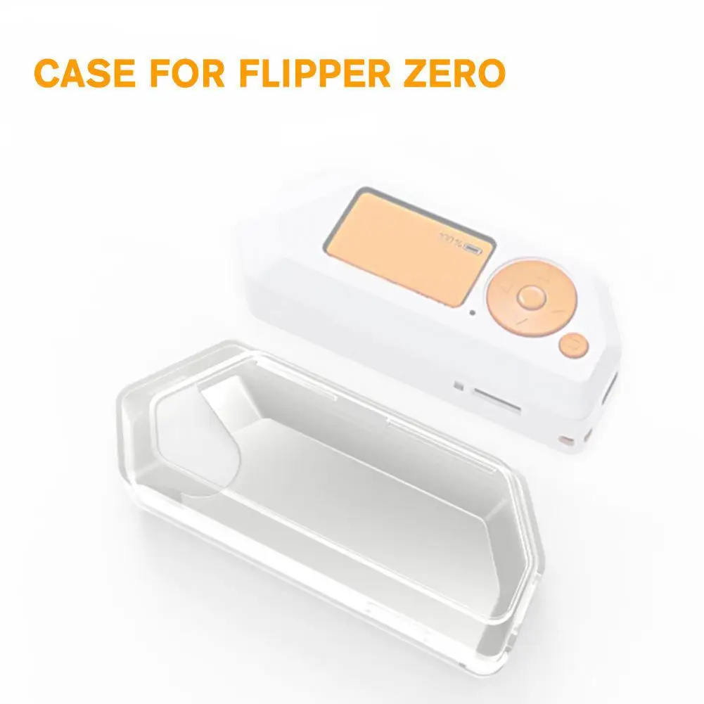 Voor Flipper Zero Clear Silicone Beschermende Transparant Zwart Anti Fall Shockproof Cover Voor Flipper Ze E1c9