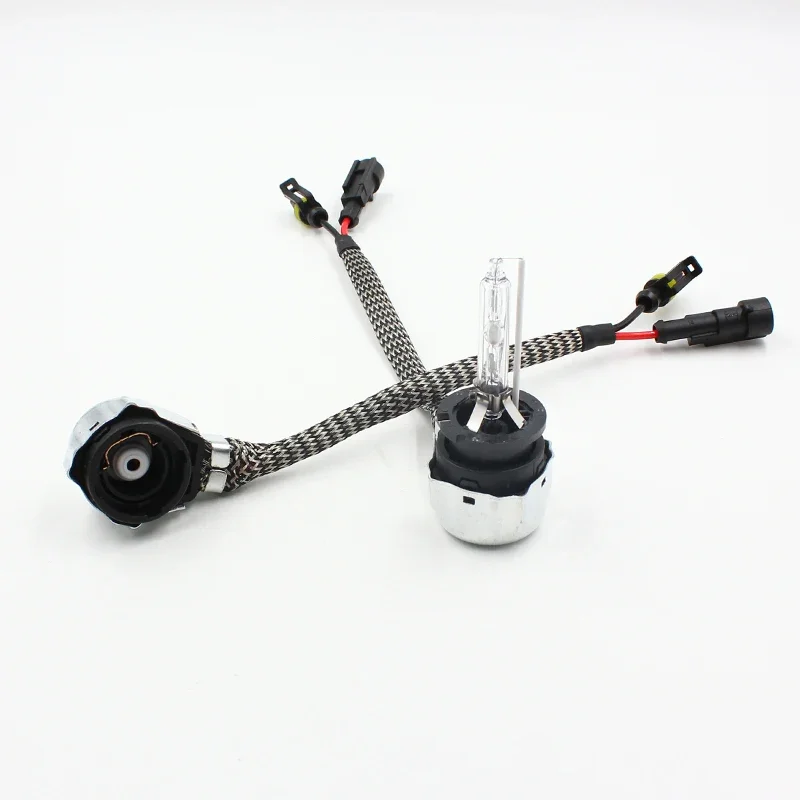 FSYLX 2XD2S D2R D4 AMP HID Adater Converter Socket cable D2S D2R D2C xenon hid bulb socket wire adaptor connector harness holder