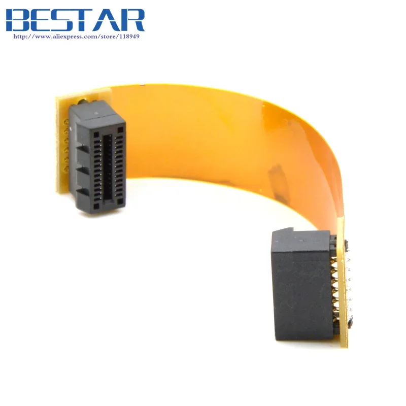 For Nvidia SLI Asus Crossfire Interconnect Bridge Flex 100mm PCI-E 1x 26pin Female to Female Cable