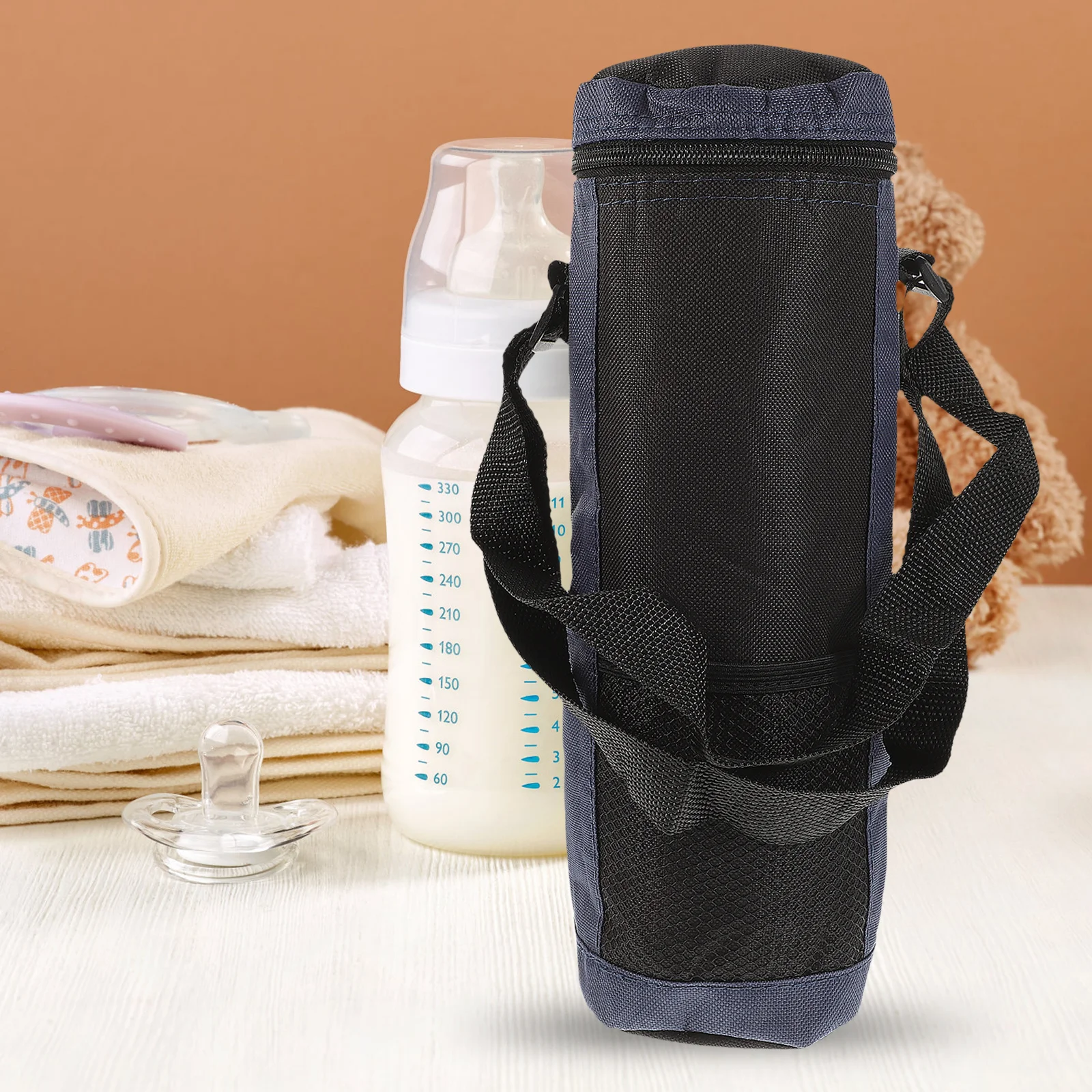 

2 шт. изолированные сумки для детских бутылочек, термосумки из ткани Оксфорд, портативная легкая дорожная сумка для бутылочки для кормления грудью