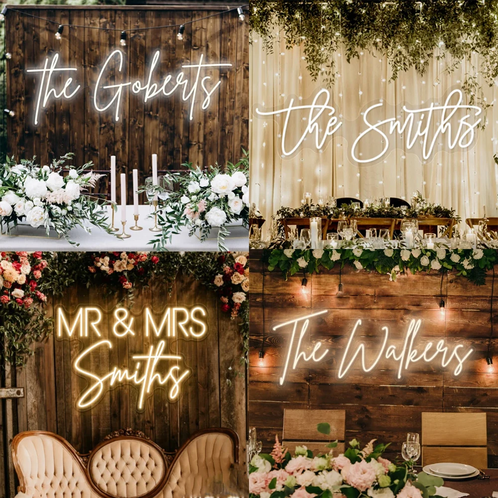 Letrero de neón con nombre personalizado, decoración de habitación con personalidad para boda, fiesta, Club, interruptor de decoración de neón personalizado privado, interruptor de atenuación o RGB