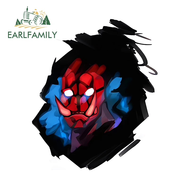 EARLFAMILY For Cool Anime Monsters Design Car Stickers Amusing Eye-catching Graphics Decals Waterproof Scratch-Proof Car Goods
