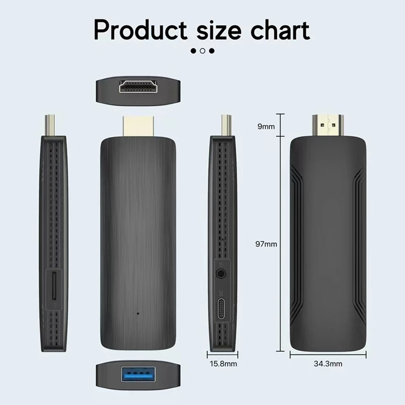 TV Box Stick Android TV HDR Set Top OS 4K BT5.0 Wifi 6 2.4/5.8G Android 10 Smart Sticks Android Media Player