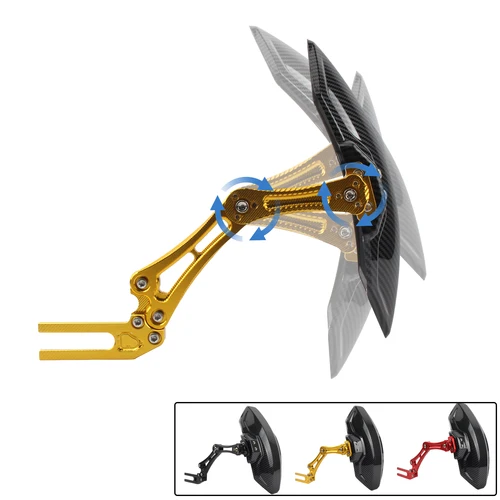 Imagen 2 del producto Guardabarros Universal ajustable de aleación de aluminio para rueda trasera de motocicleta para Yamaha Honda Kawasaki Suzuki CFMOTO superior y más