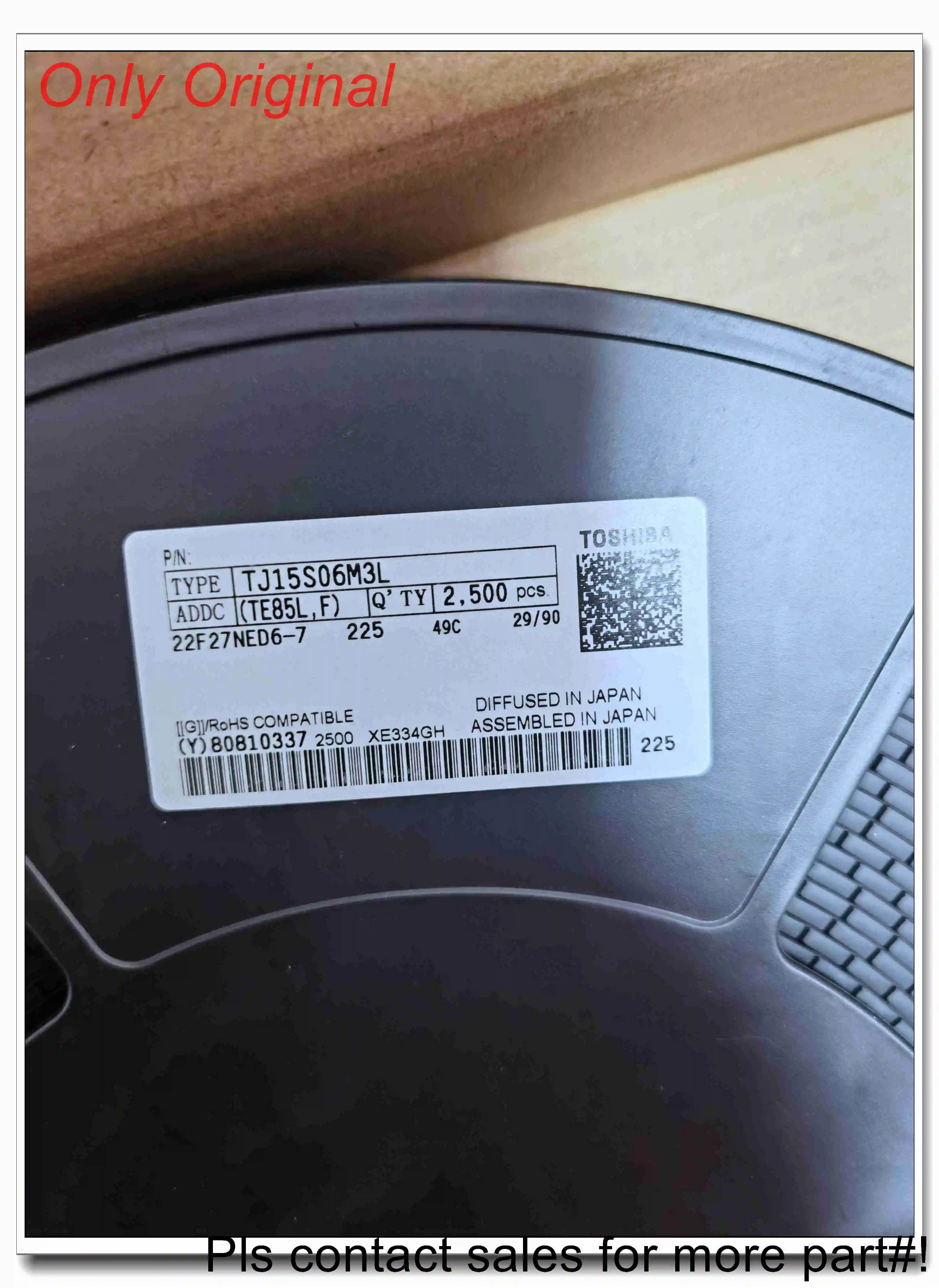 10 قطعة/الوحدة TJ15S06M3L TO-252 2500 قطعة لكل بكرة 100% اختبار العمل قبل الشحن