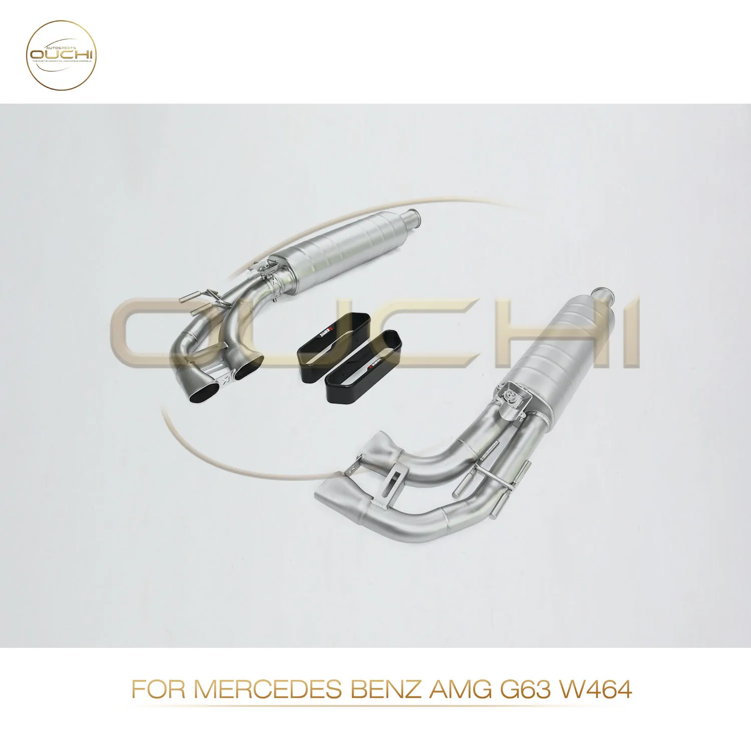 OUCHI Прямые продажи с фабрики из нержавеющей стали, производительность выхлопной системы Catback для автомобиля Mercedes Benz AMG G63 W464 с клапаном 🛠