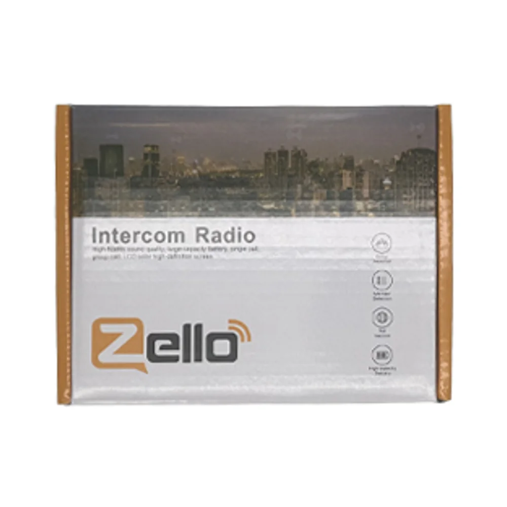 ZELLO Walkie Talkie HX-B7 4G POC 5000KM Bluetooth GPS SOS IPX68 LCD Screen Wireless Link Anti-Interference