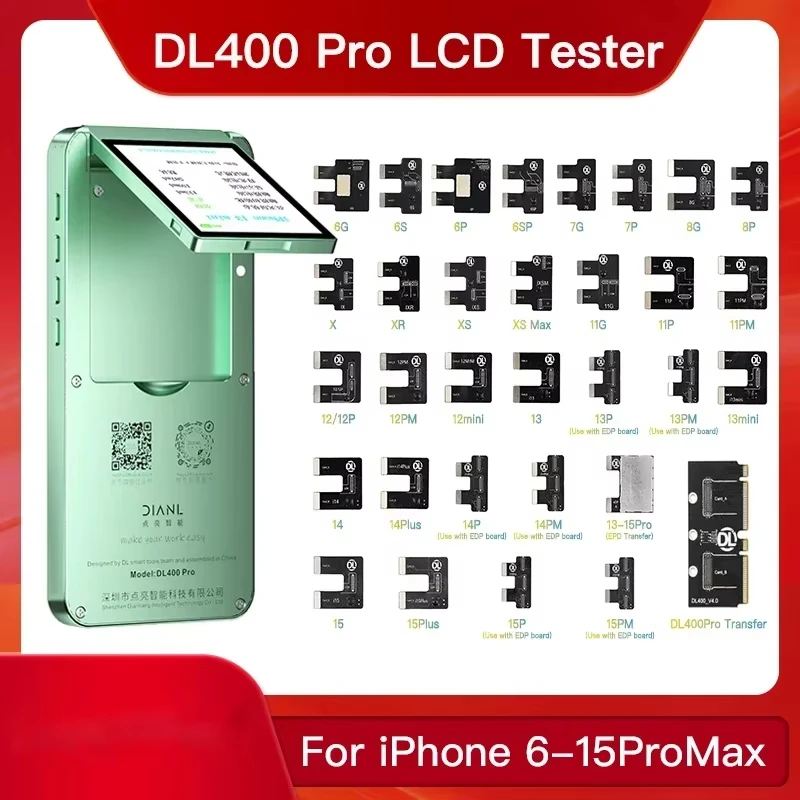 DL400 Pro LCD Screen Tester for IPhone 6-12 13 14 15 Pro Max IWatch S2 S3 S6 Samsung Huawei 3D Touch Testing Repair Tools