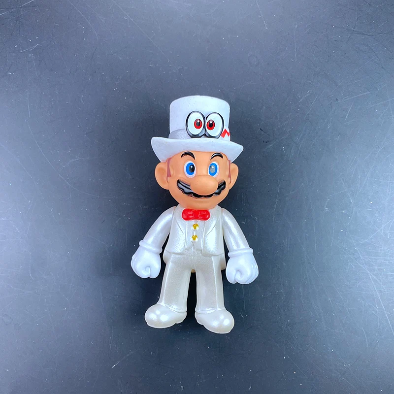 12Cm Super Mario Bros Cartoon Poppen Model Anime Figuren Luigi Yoshi Mario Creatieve Collectible Model Speelgoed Voor Kinderen Verjaardagscadeau