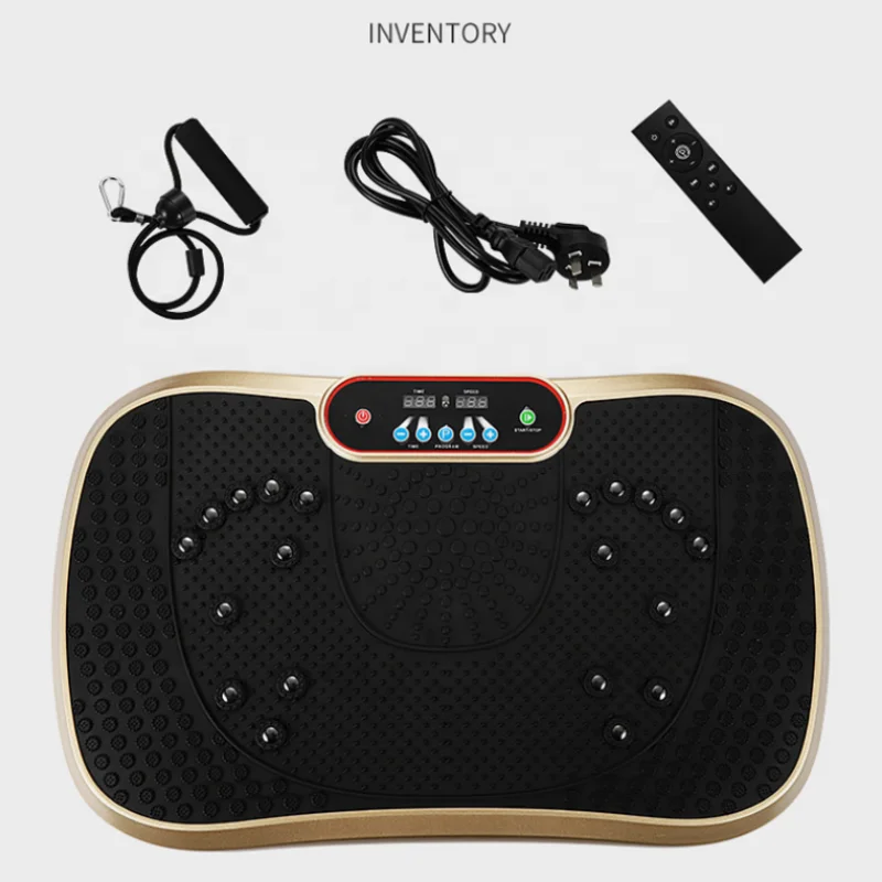 Whole Body Workout Vibration Plate, 53x33x13cm ABS Slimming Machine, 120kg Max Load Compactor Vibrating Plate, Fitness Equipment