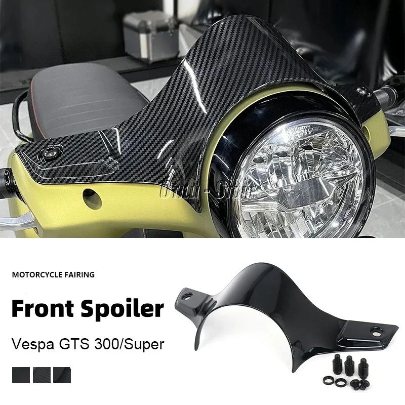 

New Motorcycle ABS Windscreen Windshield 4 Color Wind Deflector For Vespa GTS 300 gts 300 Super GTS300 2023 2024 Front Spoiler