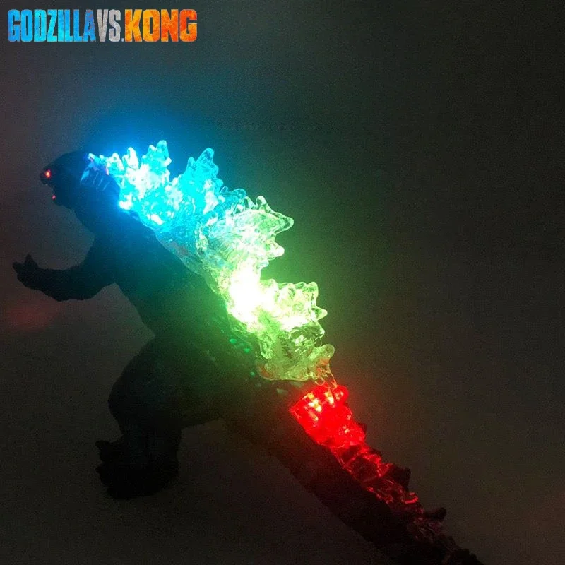 20cm Glowing Godzilla VS King Kong PVC Action Figuries Movable Anime Godzilla Ghidorah Monster Doll Model Kid Toy Boy Gift