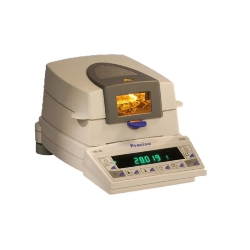 Veidt Weighing Precisa XM-60 124g 1mg 0.001g Online Moisture Balance Meter for Coal Soil Paper Sawdust Moisture Tester  Analyzer