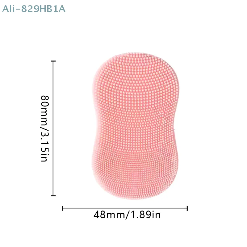 Silicone Face Cleansing Brush Facial Massager Skin Care Scrub Cleanser Tool Mini Beauty Tool Soft Deep Cleansing Exfoliator