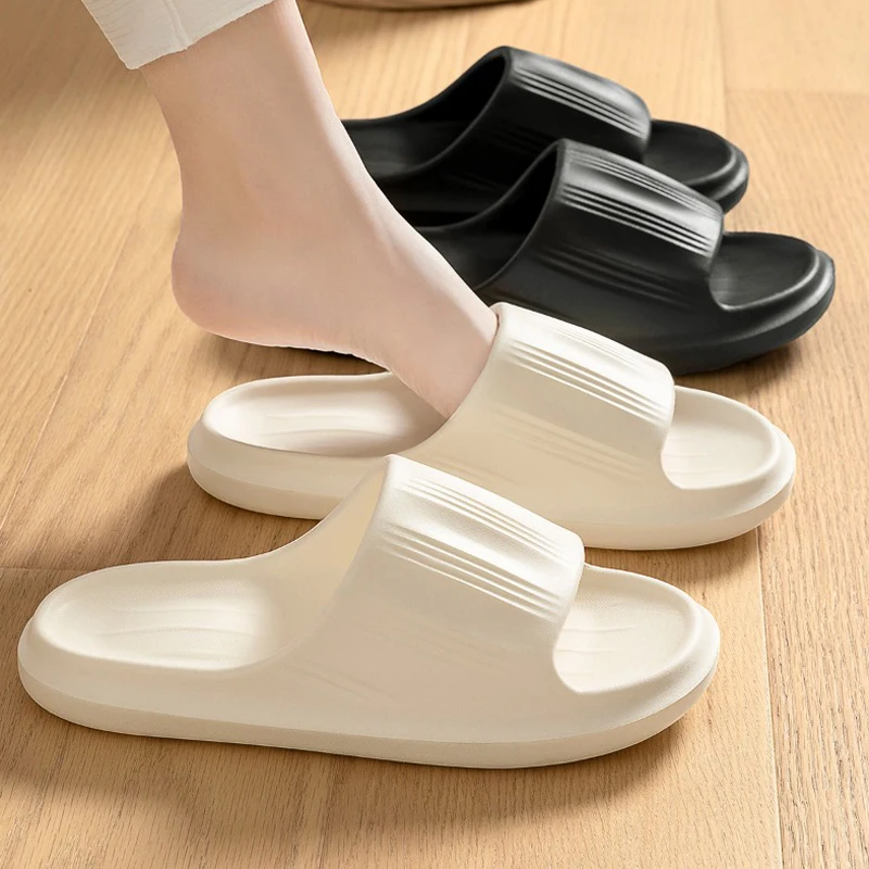 

Home Slipper Woman Cloud Summer Flip Flop Sandals Beach Slides Casual House Shoes Flat Platform Female Non Slip Bathroom clapper