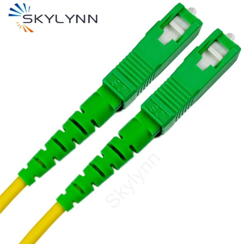 50 PCS 1M Whole Sale SC APC and UPC Single Mode G652D SX 3.0mm Fiber Optic Patch Cord