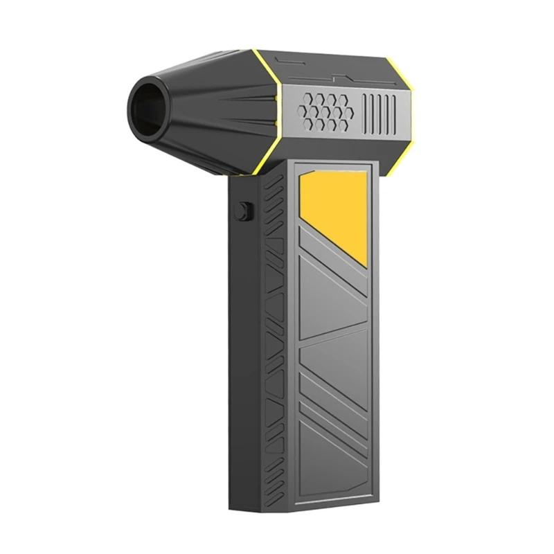 

Type-C Charging Car Fan Cleaning Blower Tool 130000RPM Turbo Jet Fan 5 Outlet Nozzles Blowing Snow Electric Air Duster Portable