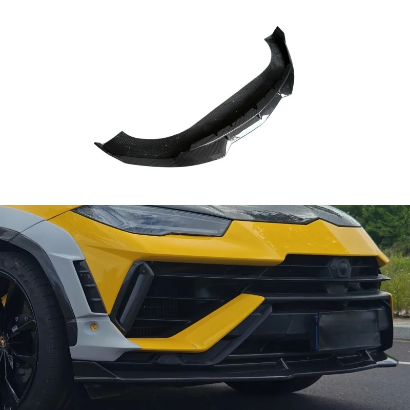 

New Design Car Kit for Lamborghini URUS S Upgrade 1016 Style 3k High-quality Dry Carbon Fiber Front Bumper Lip Body Kit