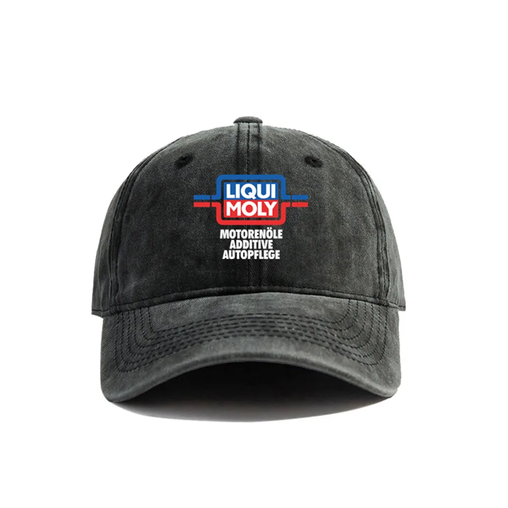 Liqui Moly Baseball Cap Summer Distressed Dad Hats Men Outdoor Adjustable Cotton Liqui Moly Hat