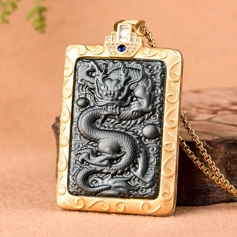 

Кулон «Хотан» из серебра 100% пробы, с нефритом