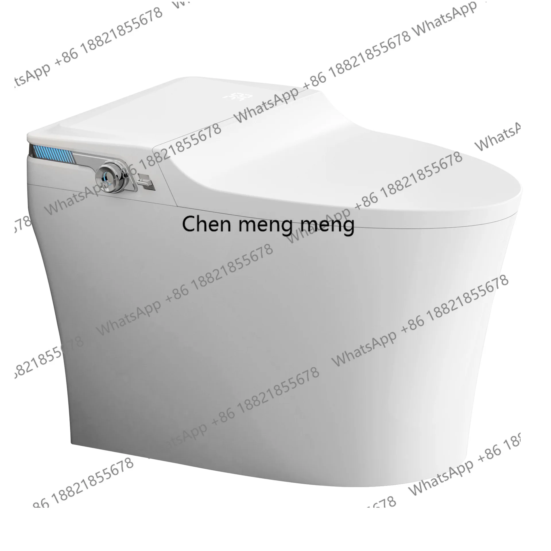 

Smart toilet flush one-button lift cover capacitive foot feeling toilet foam shield