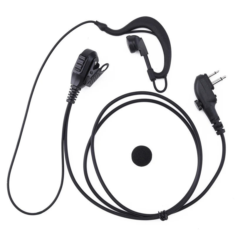G Style Earpiece Iron Clip PTT Ear Hanging Earphone For  Hytera Radio TC508 PD562 PD502 TD510 PD500 Walkie Talkie