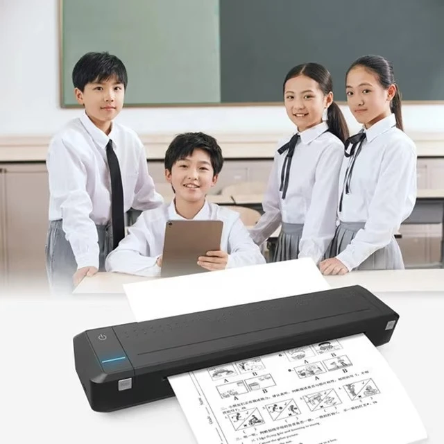 MT800 8inch Mobile Mini A4 Usb  Portable Thermal Printer Document PDF Paper Printing Machine for Office Business