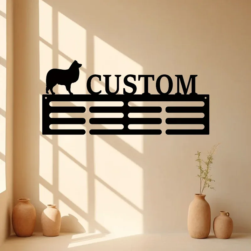 

A Must - Have for Dog Enthusiasts: 12 - Slot Metal Medal Holder in Art Deco Design