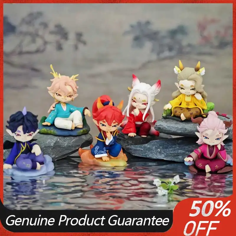 

New Genuine Thousand Star Extreme Mountain Search Sea Star Series Blind Box Shan Hai Jing Toy Peripheral Gift Ornament For Girls