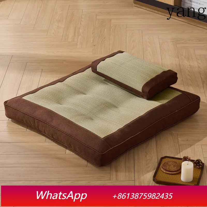 

YJQ meditation mat double plate home meditation advanced meditation straw futon